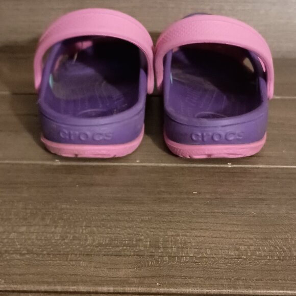 Crocs Electro II Kids Girls Slip On Clogs 15608 Size C13 Pink/Purple - Picture 6 of 12